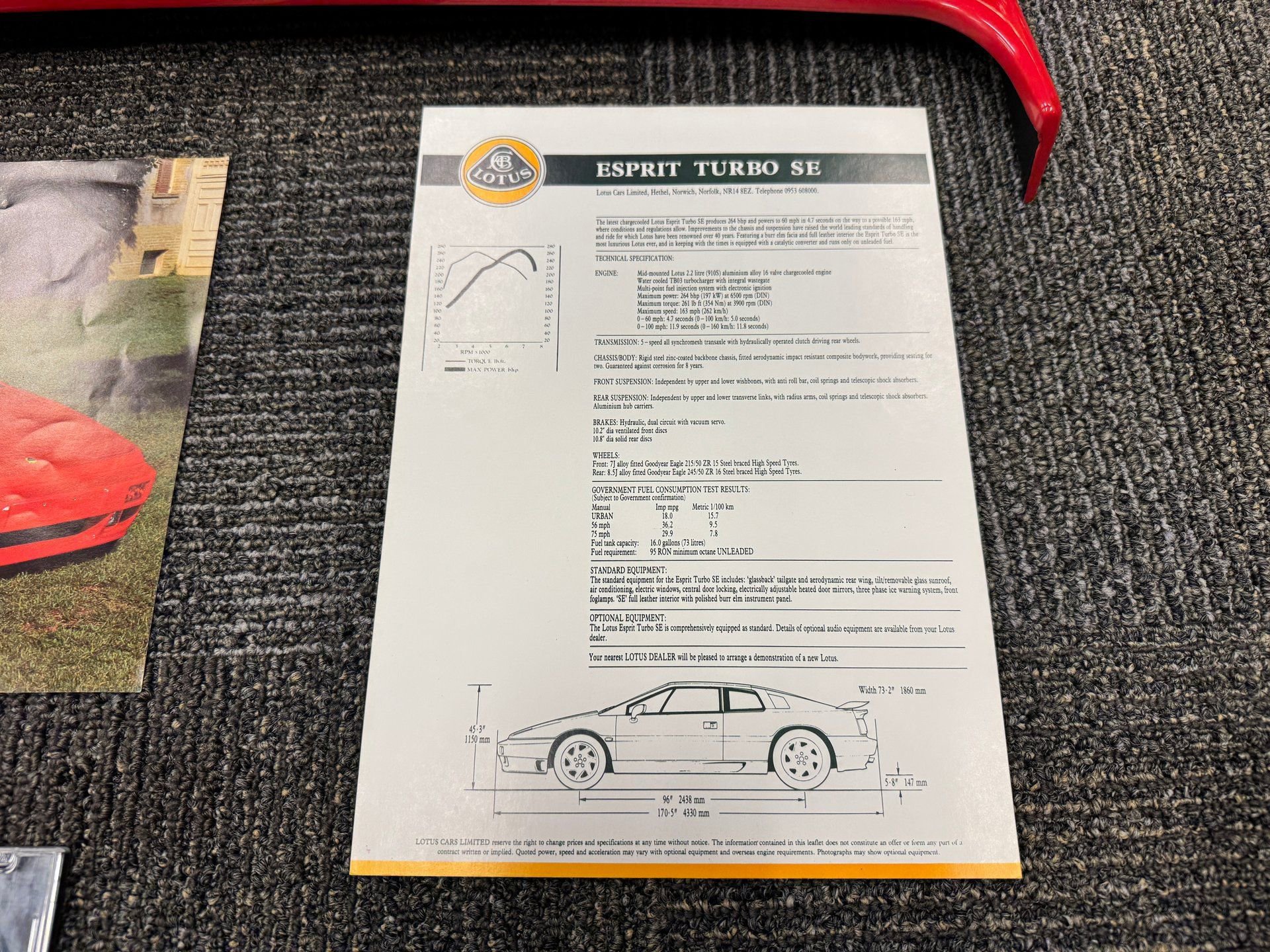 Used 1990 Lotus Esprit SE RWD image 77