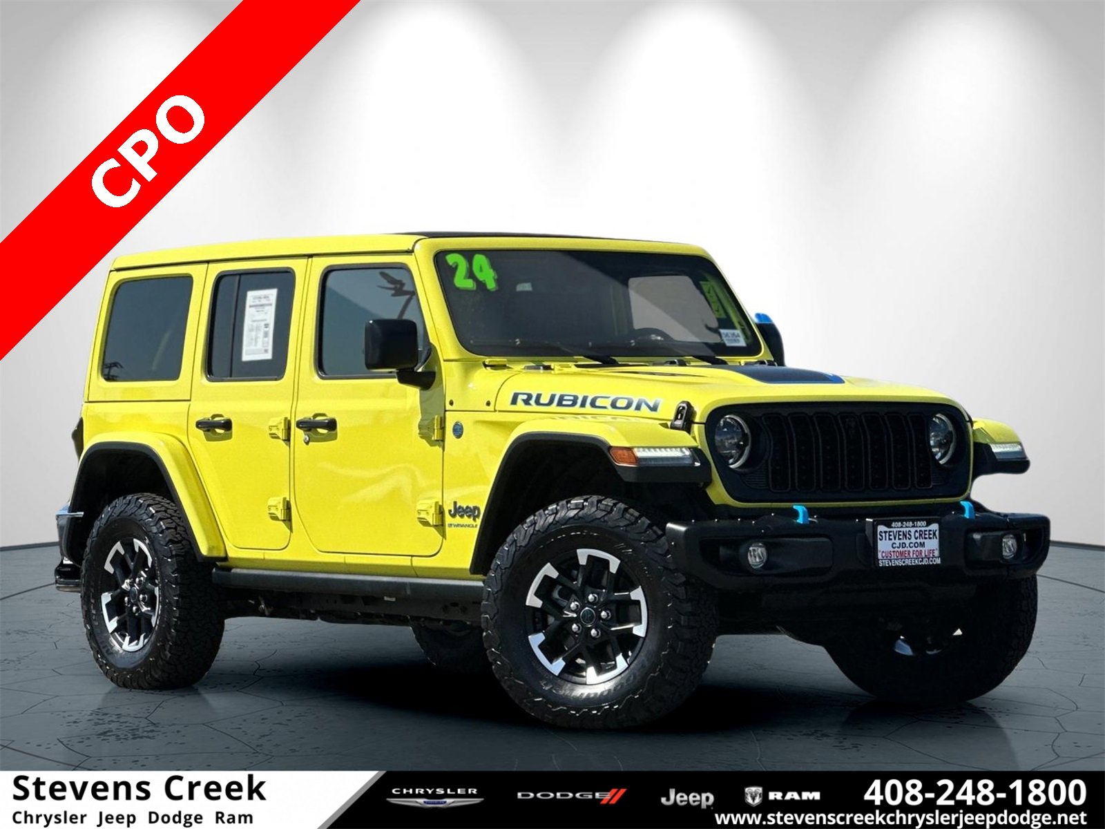 Certified 2024 Jeep Wrangler Unlimited Rubicon 4xe image 1