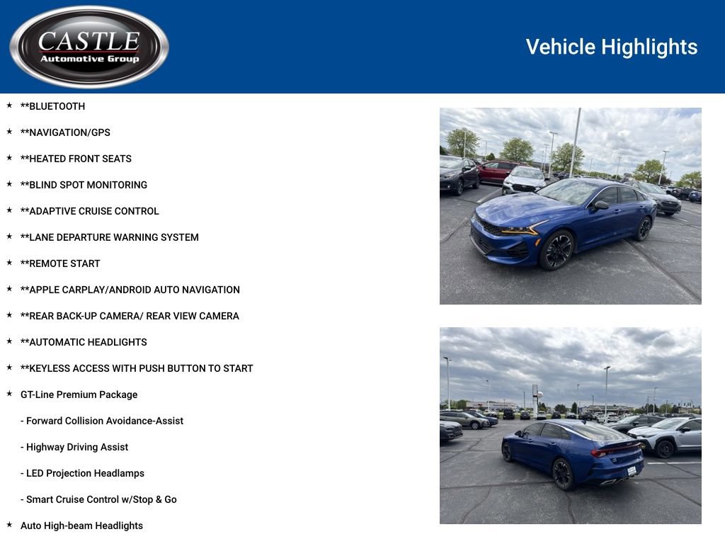 Used 2024 Kia K5 GT-Line w/ GT-Line Premium Package FWD image 3
