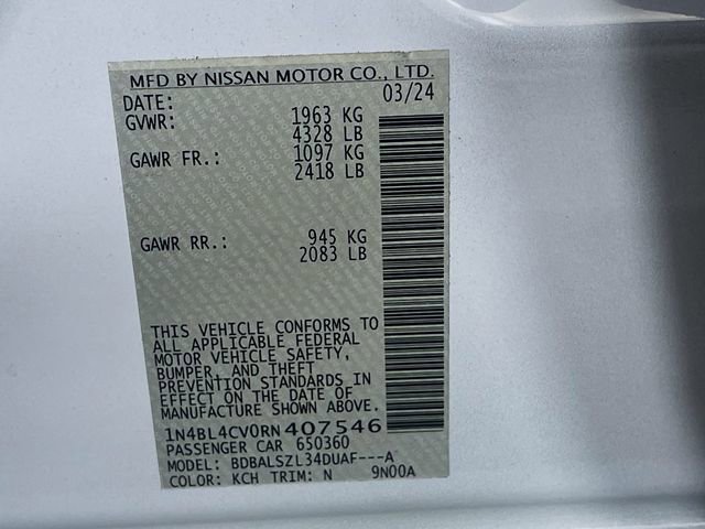 Used 2024 Nissan Altima 2.5 SR w/ SR Premium Package FWD image 32
