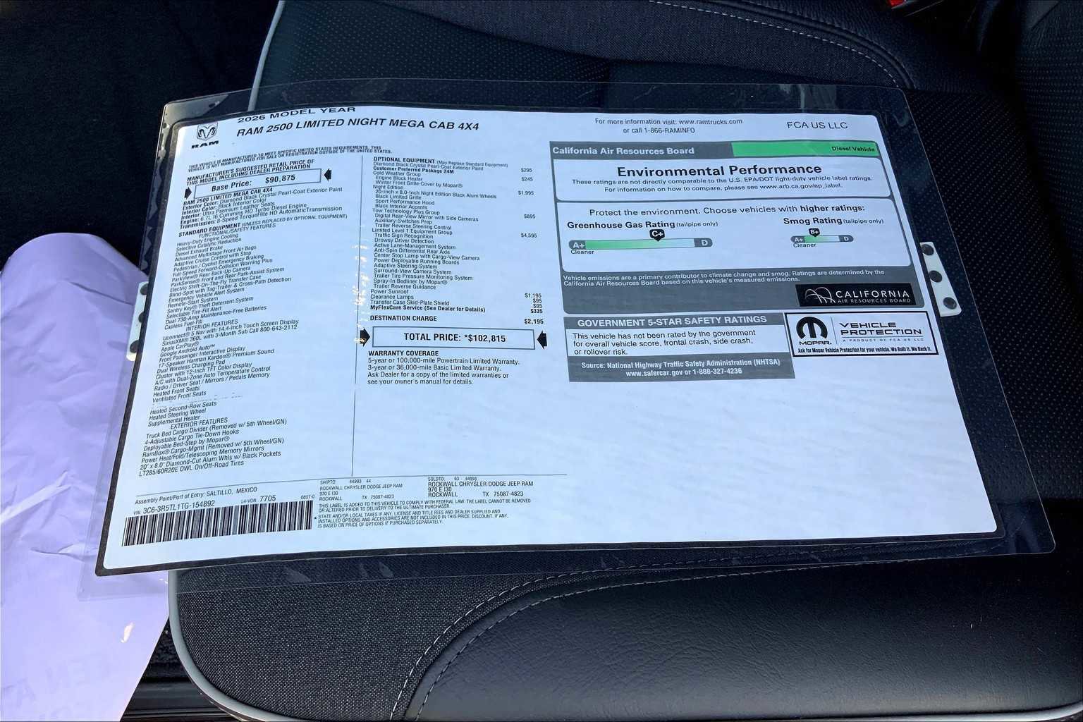 New 2026 RAM 2500 Limited image 19