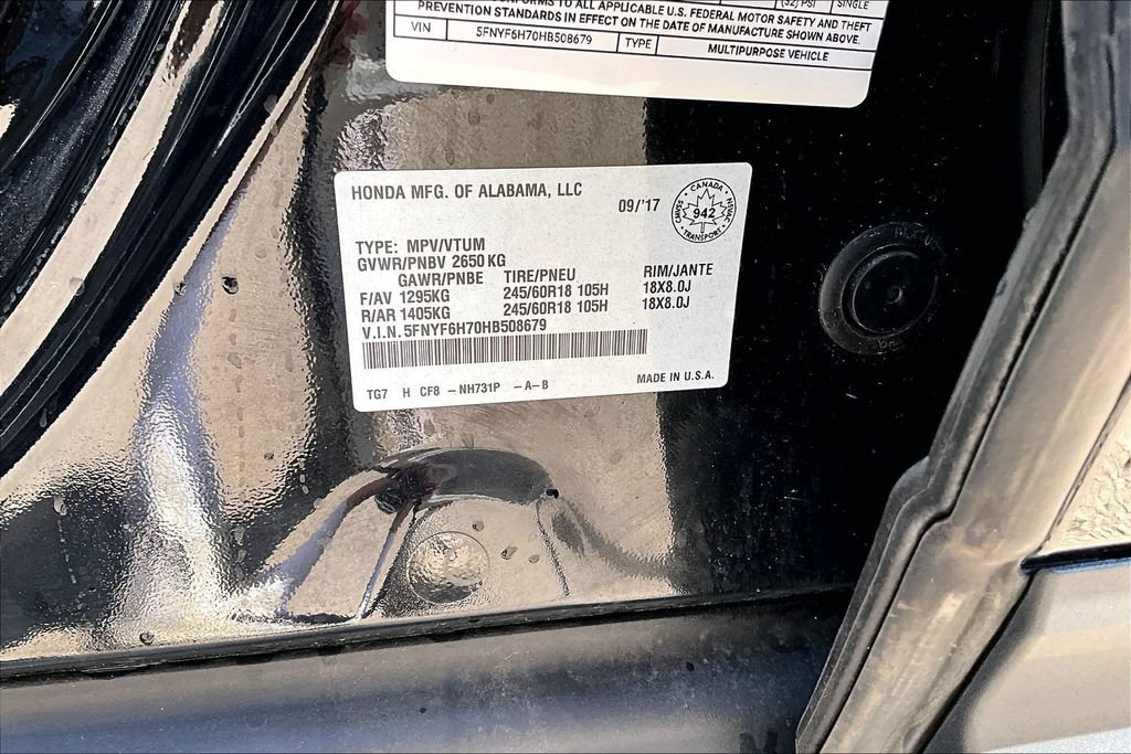 Used 2017 Honda Pilot EX-L image 18