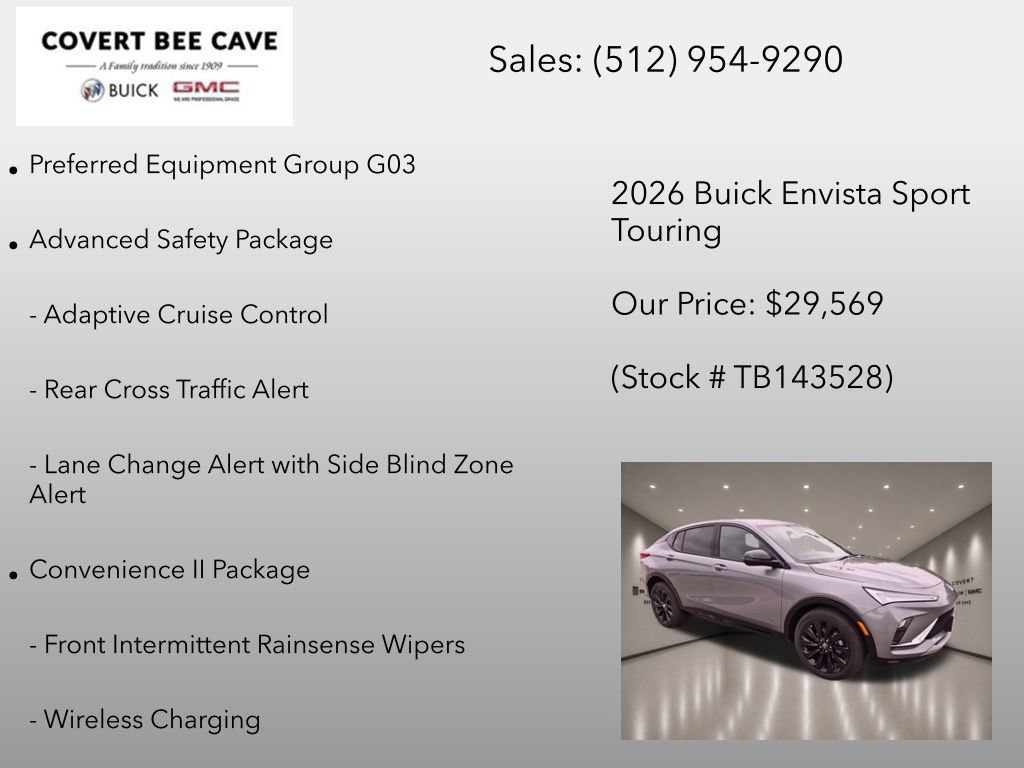 New 2026 Buick Envista Sport Touring w/ Convenience II Package FWD image 6