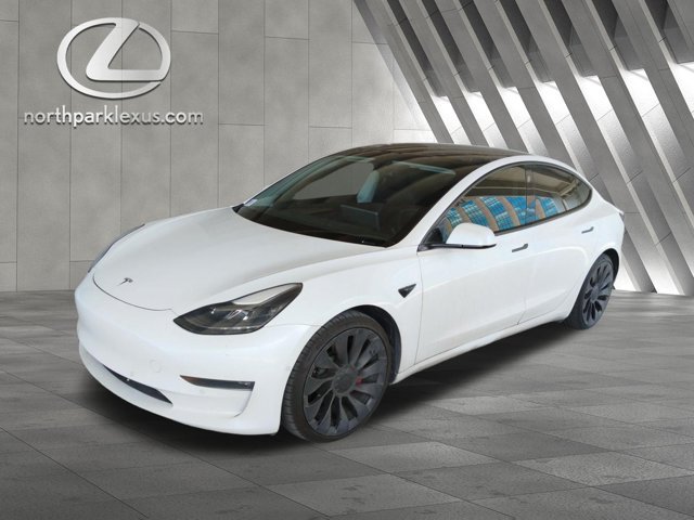 Used 2021 Tesla Model 3 Performance AWD/4WD image 3