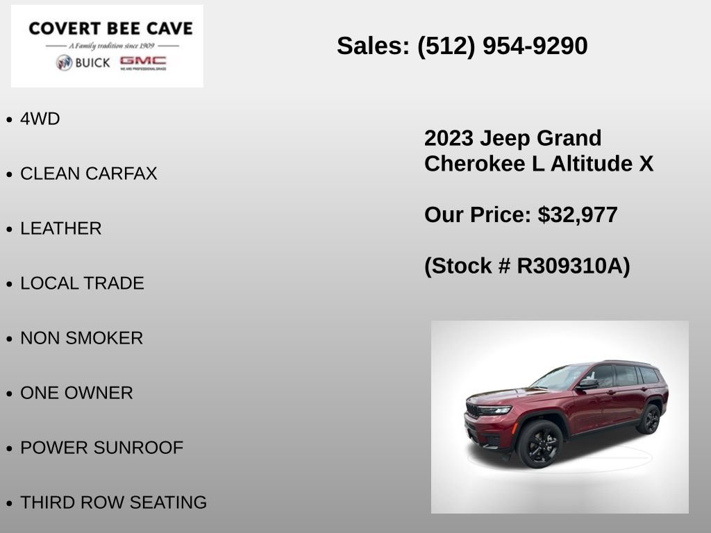 Used 2023 Jeep Grand Cherokee L Altitude image 6