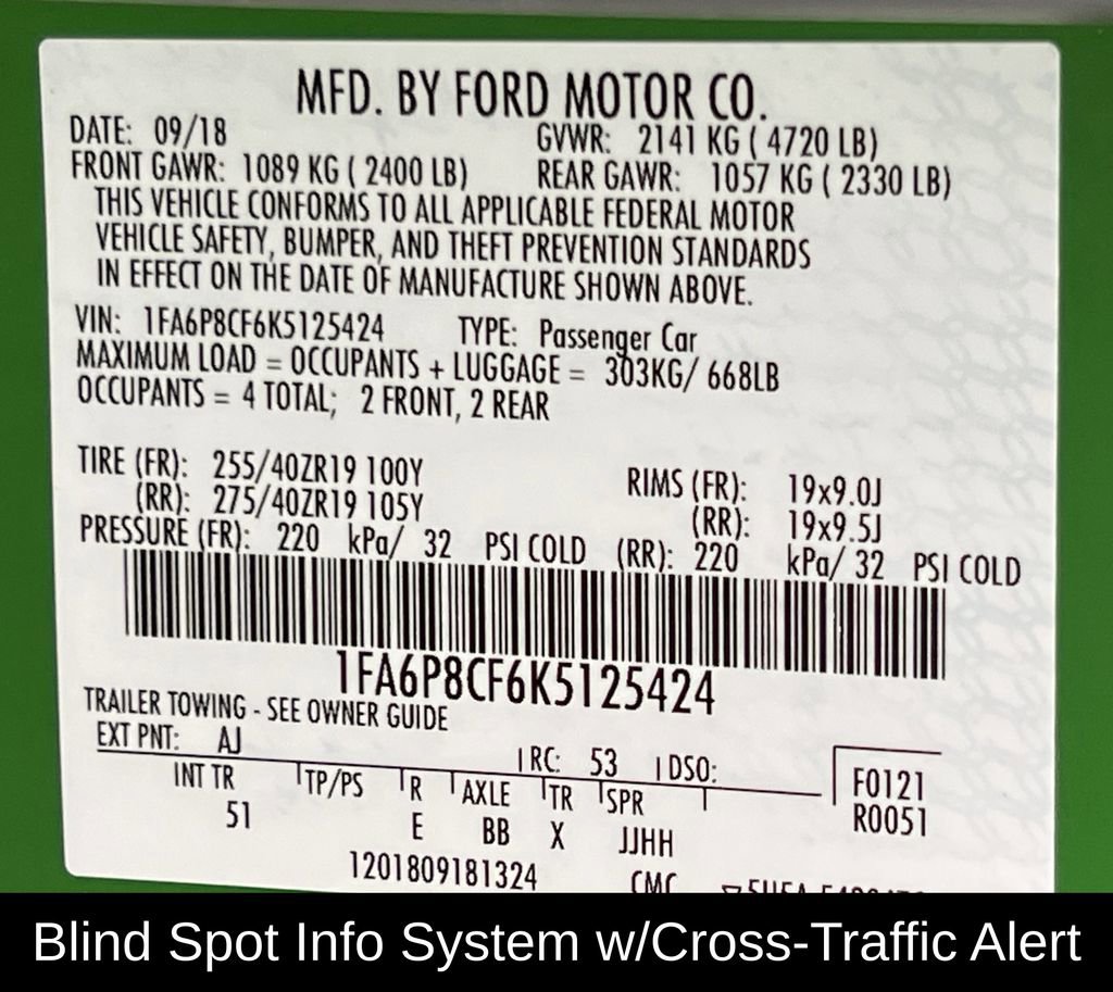 Used 2019 Ford Mustang GT Premium w/ GT Performance Package image 32