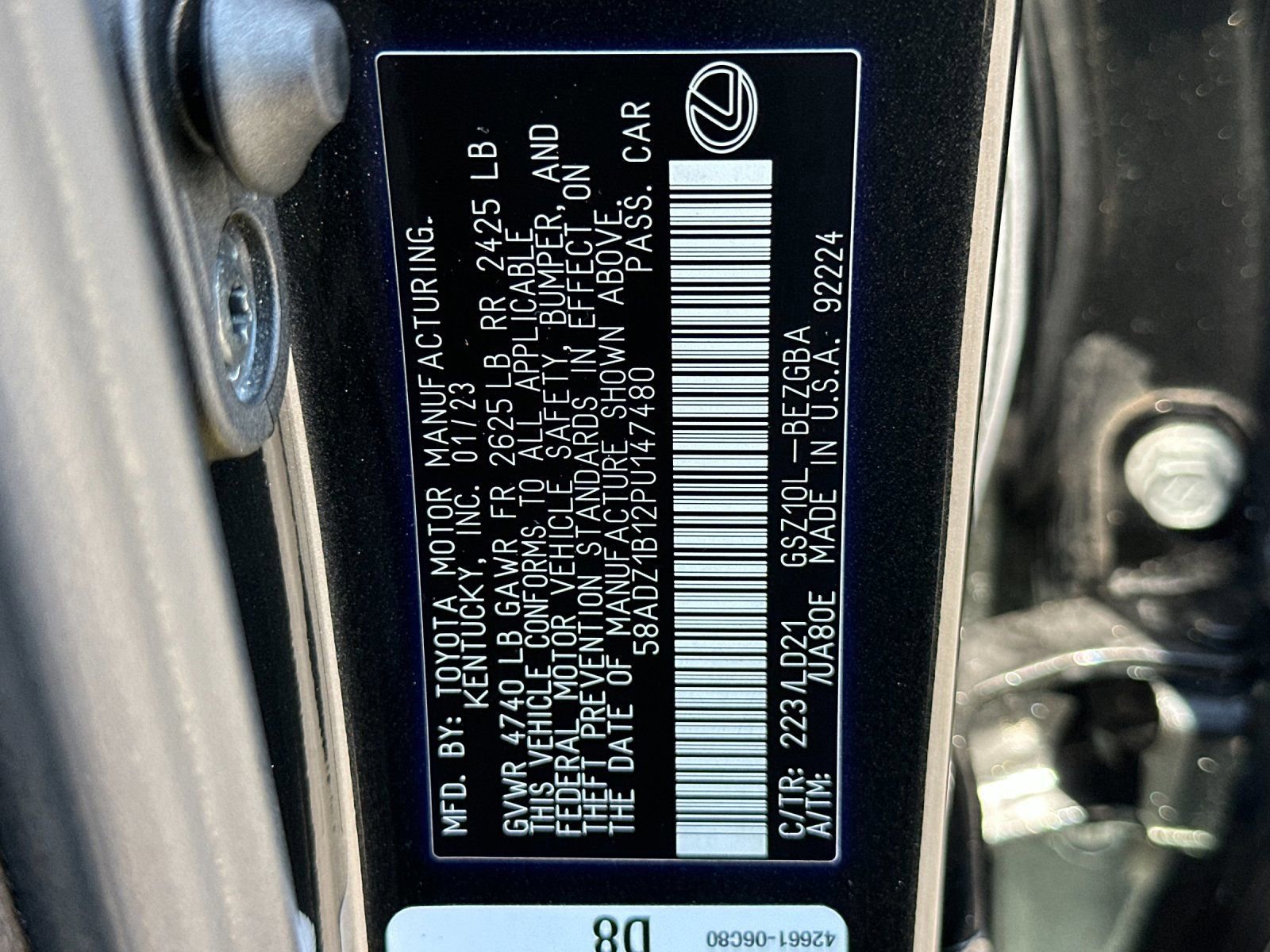Used 2023 Lexus ES 350 w/ Premium Package FWD image 34