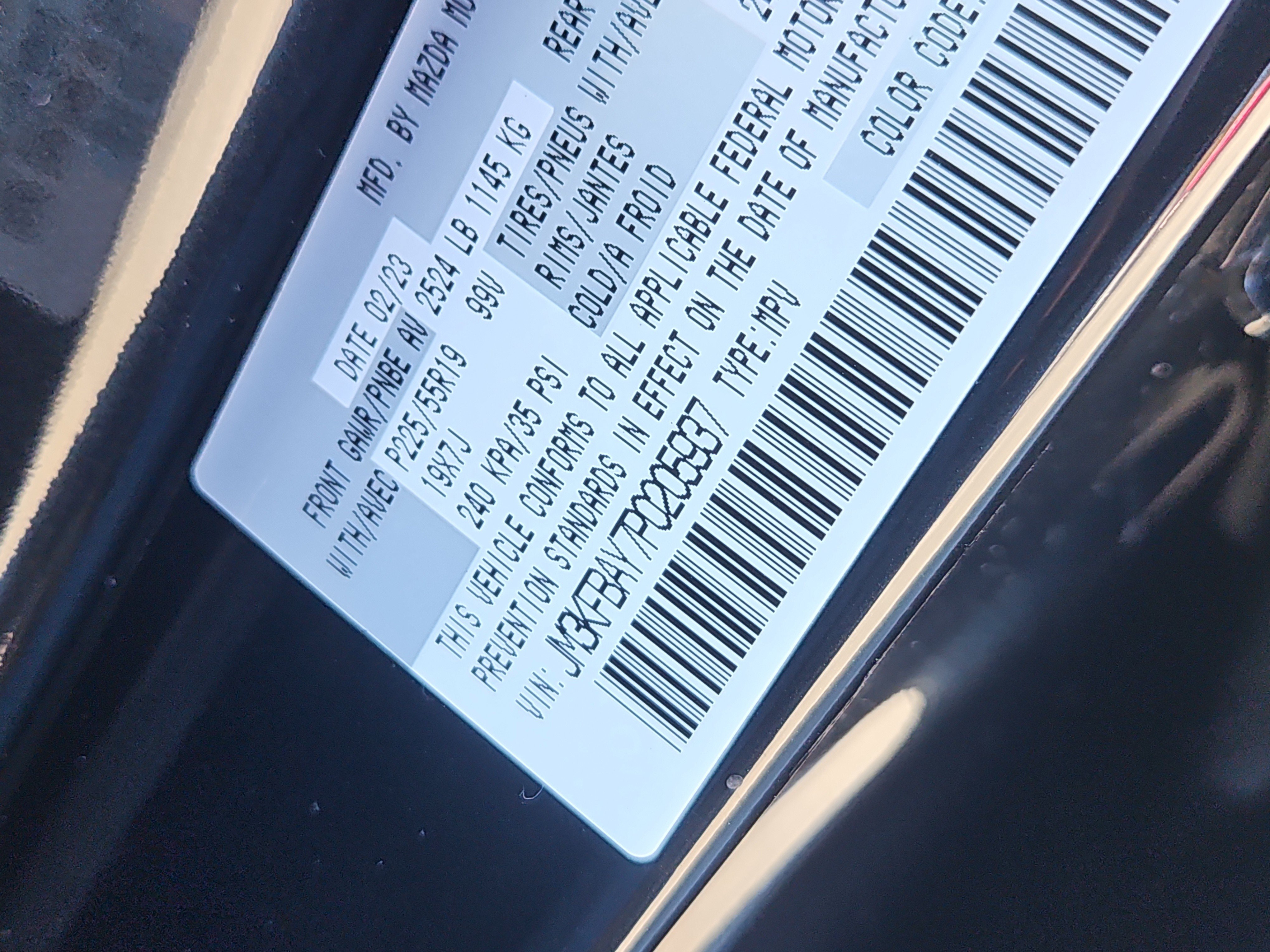 Certified 2023 MAZDA CX-5 AWD 2.5 Turbo image 33