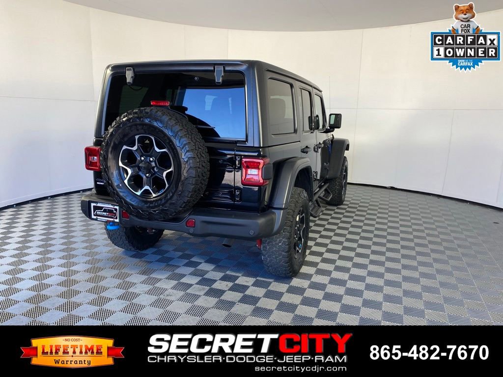 Used 2022 Jeep Wrangler Unlimited Rubicon 4xe w/ Steel Bumper Group AWD/4WD image 7