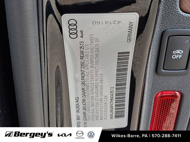 Used 2017 Audi A4 2.0T Premium w/ Audi MMI Navigation Plus image 28