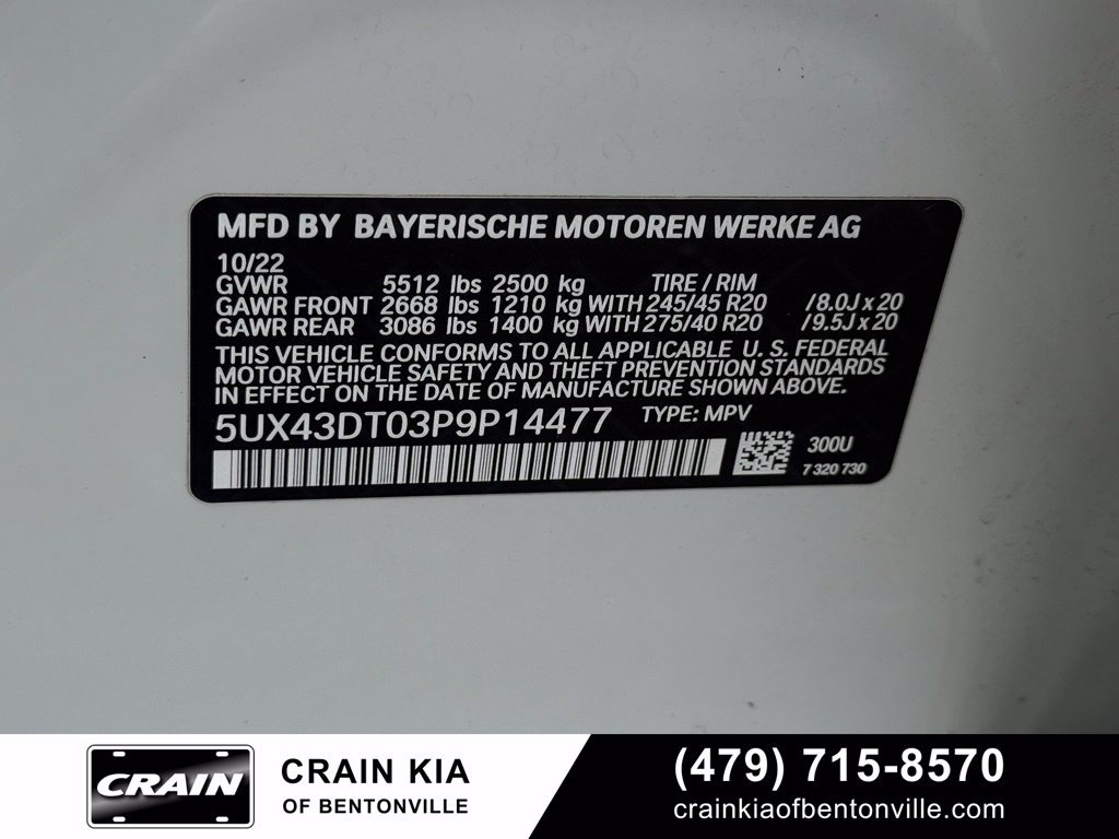 Used 2023 BMW X4 M40i w/ Premium Package AWD/4WD image 34