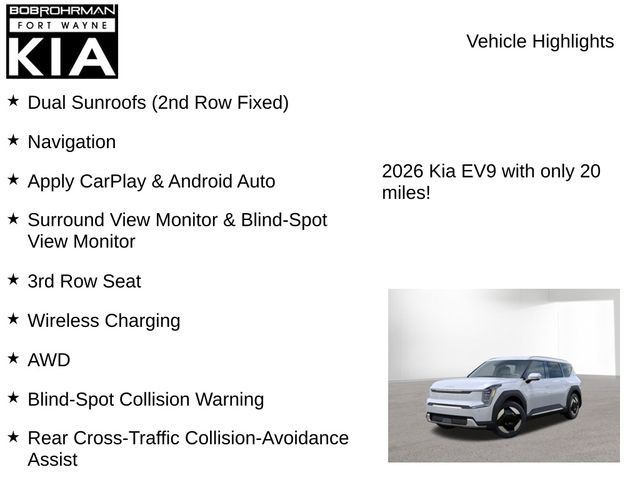 New 2026 Kia EV9 Wind image 7