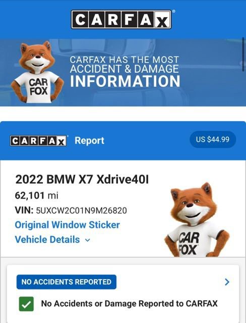 Used 2022 BMW X7 xDrive40i w/ M Sport Package AWD/4WD image 5