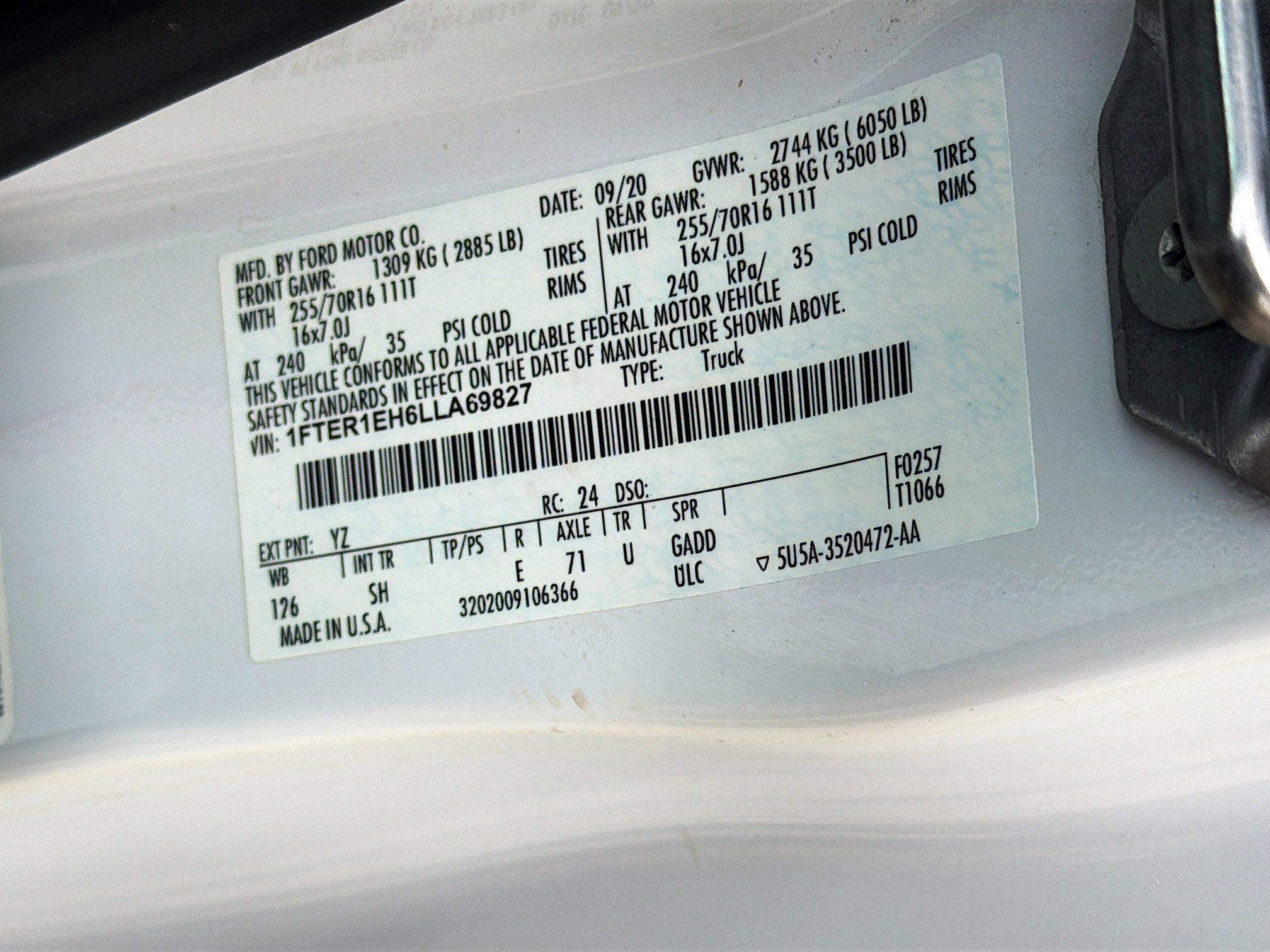 Used 2020 Ford Ranger XL w/ Equipment Group 101A Mid image 38