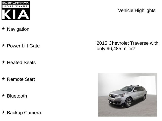 Used 2015 Chevrolet Traverse LT image 7