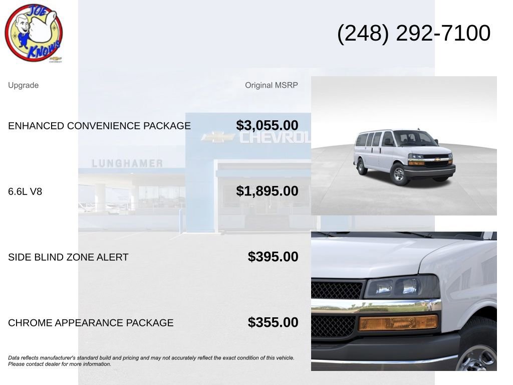 New 2025 Chevrolet Express 2500 w/ Enhanced Convenience Package RWD image 5