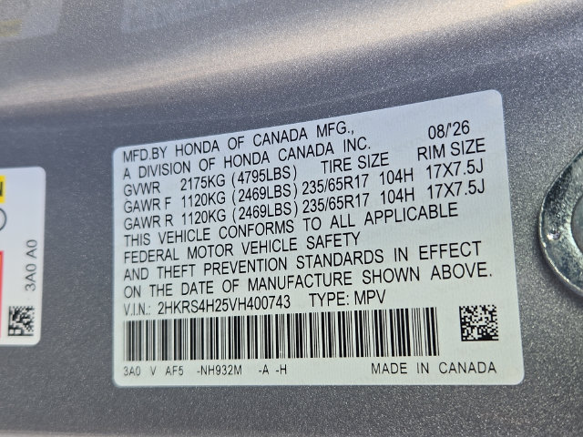 New 2027 Honda CR-V LX image 20