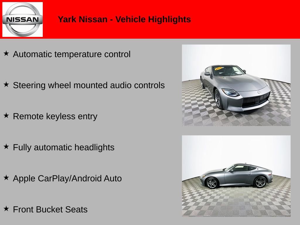 Certified 2024 Nissan Z Sport w/ Floor Mat Package video 2