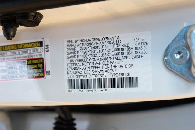 New 2026 Honda Ridgeline RTL image 30