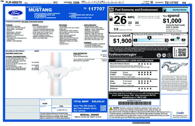Certified 2026 Ford Mustang Premium RWD image 5