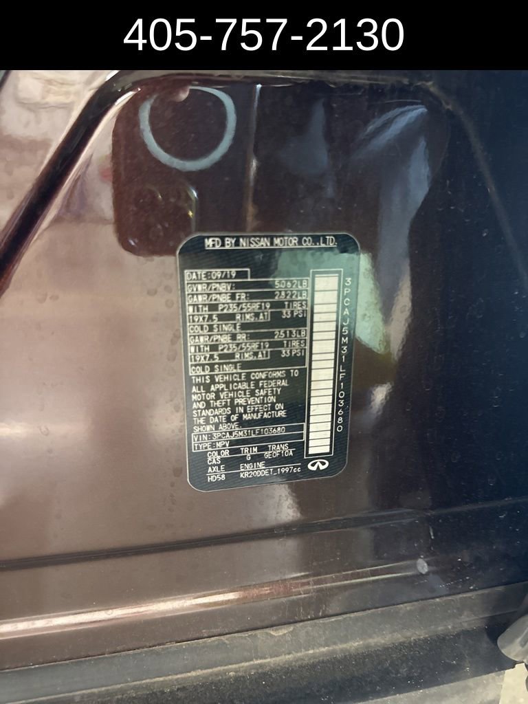 Used 2020 INFINITI QX50 Sensory w/ Proactive Package image 6