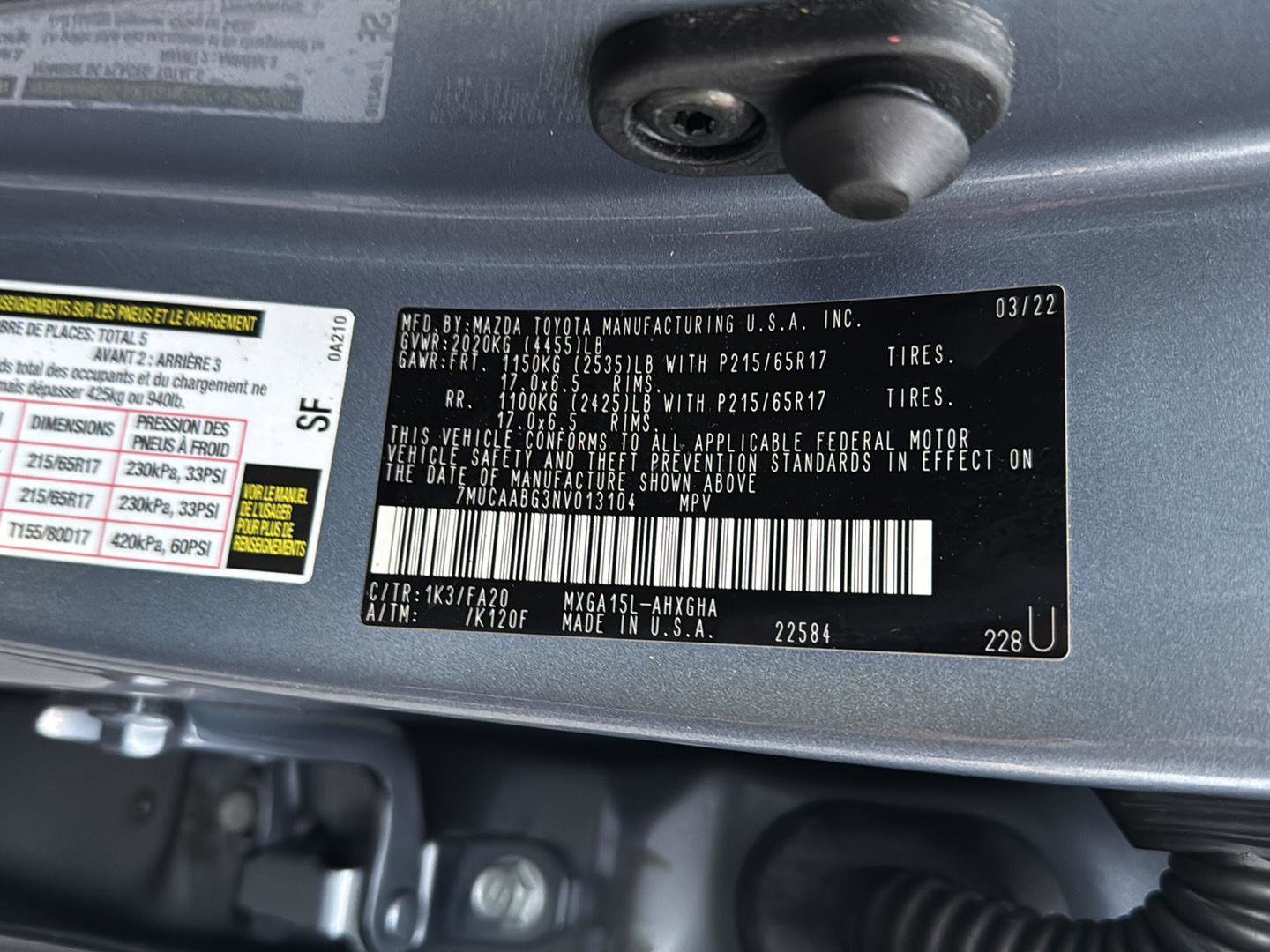 Certified 2022 Toyota Corolla Cross LE image 34