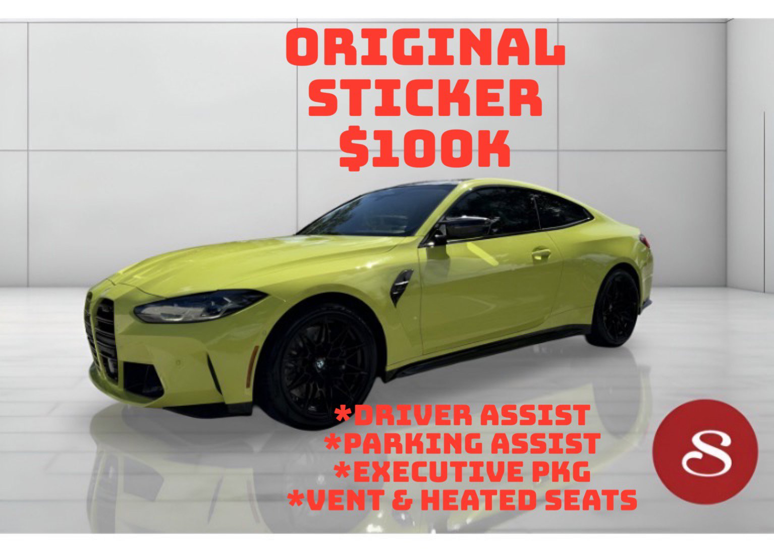 Used 2024 BMW M4 xDrive Competition w/ M Carbon Exterior Package image 1