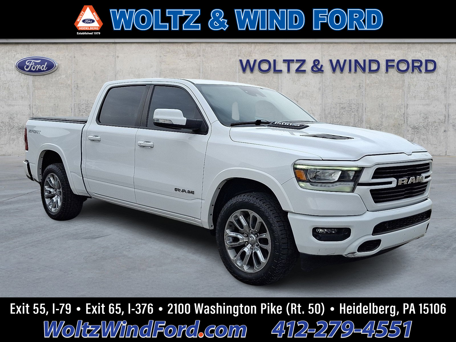 Used 2021 RAM 1500 Laramie w/ Sport Appearance Package