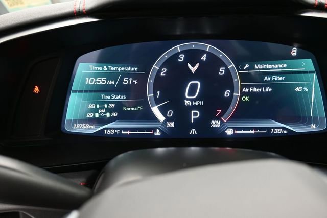 Used 2023 Chevrolet Corvette Stingray Convertible w/ Chrome Exterior Badge Package RWD image 9