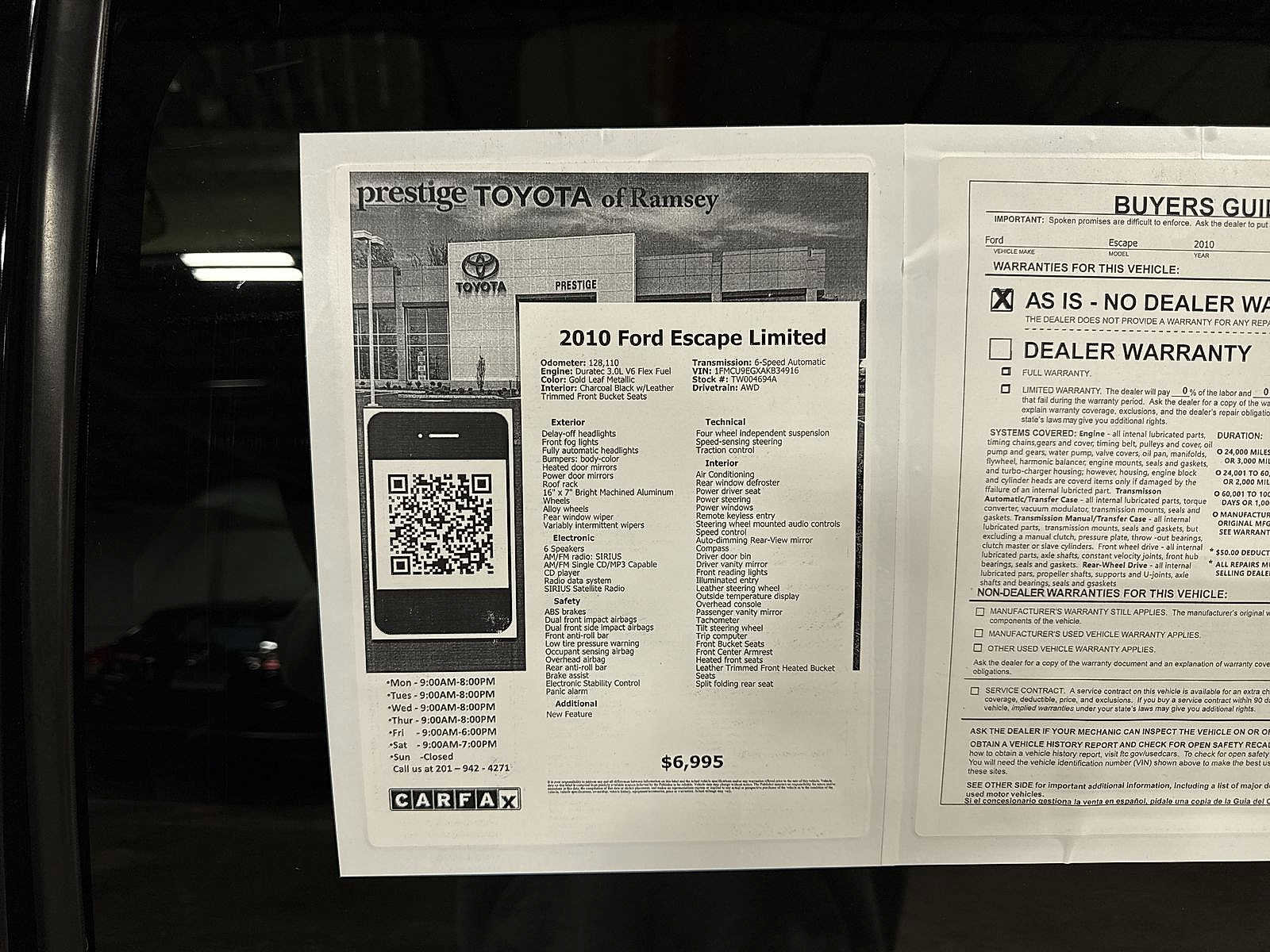 Used 2010 Ford Escape Limited image 13