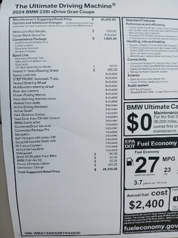New 2024 BMW 228i xDrive Gran Coupe w/ Convenience Package AWD/4WD image 30