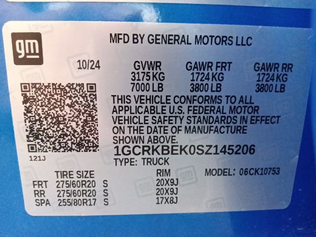 Used 2025 Chevrolet Silverado 1500 Custom w/ Turbomax Blackout Package image 34