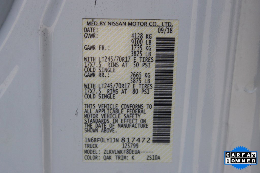 Used 2018 Nissan NV 2500 S image 38