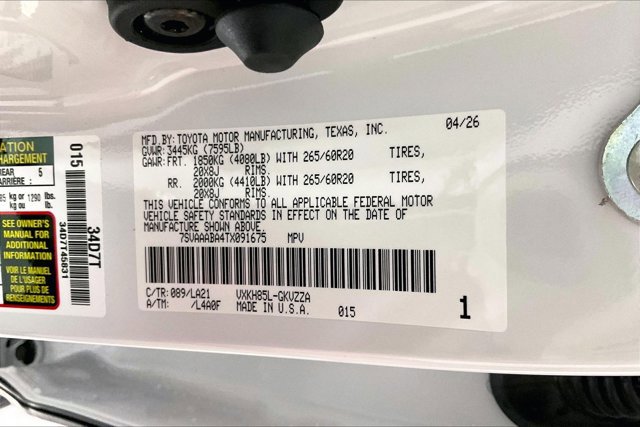 New 2026 Toyota Sequoia Platinum AWD/4WD image 42