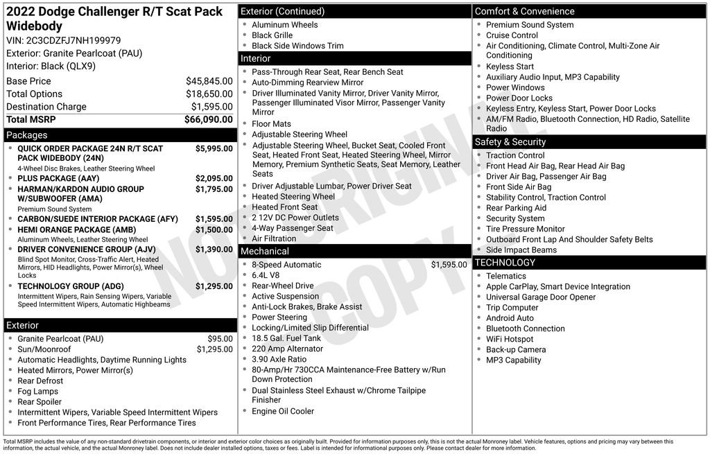 Used 2022 Dodge Challenger R/T Scat Pack image 35