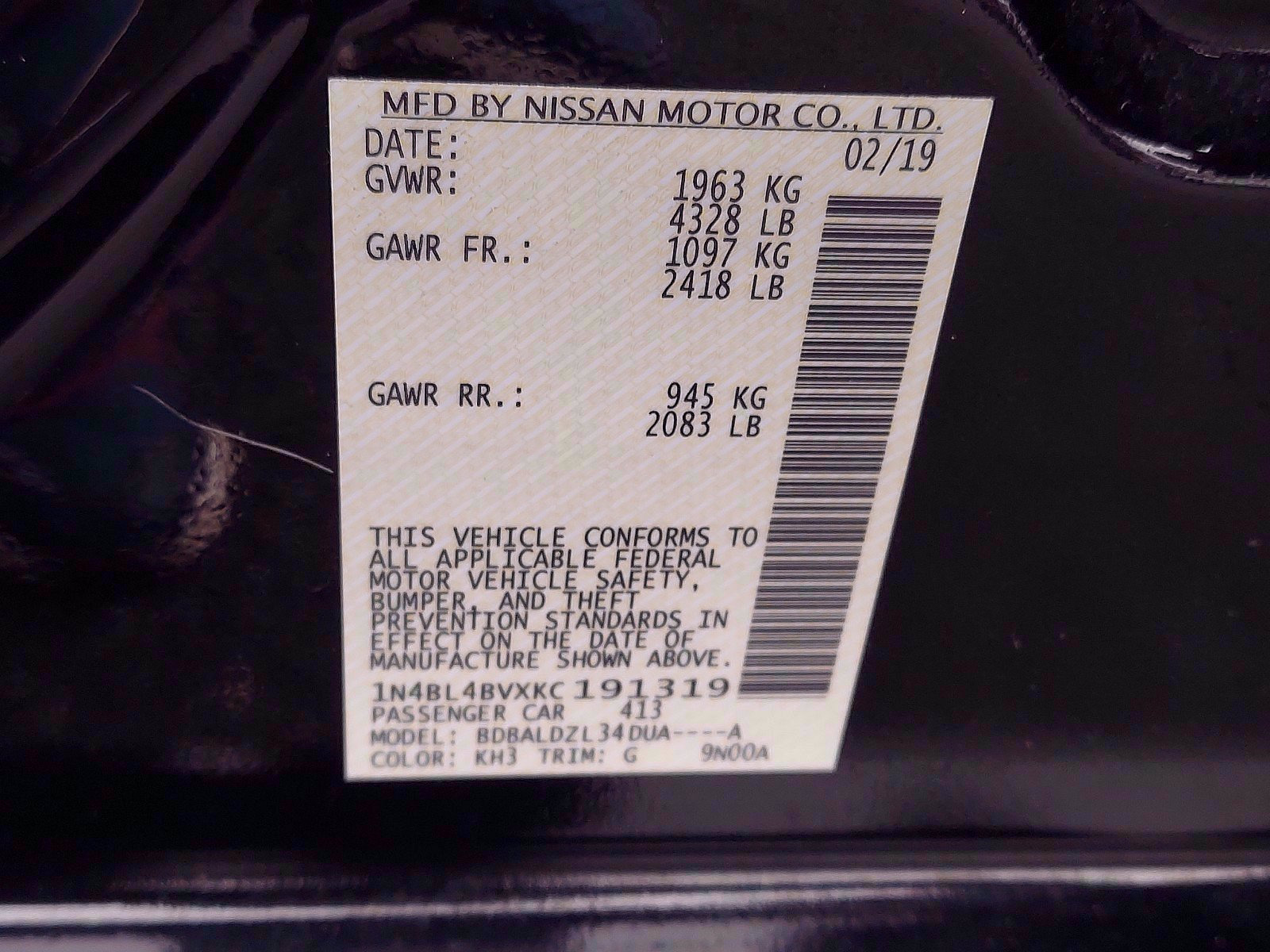 Used 2019 Nissan Altima 2.5 S FWD image 24