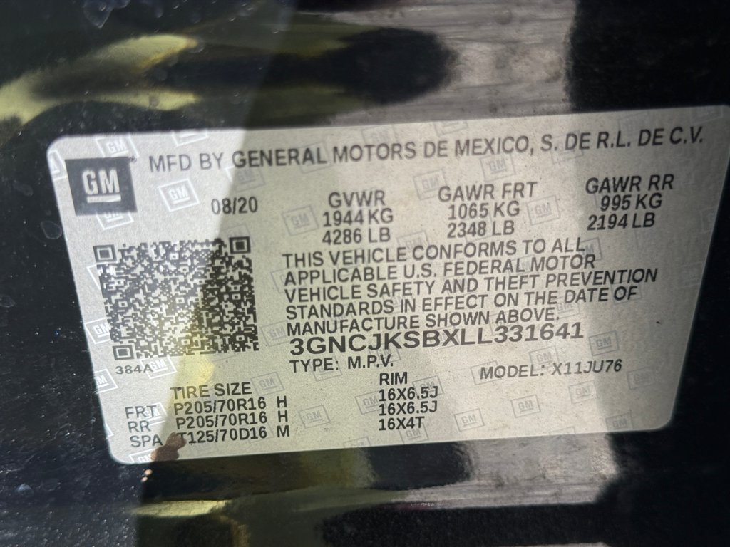 Used 2020 Chevrolet Trax LS w/ Tint and Cruise Package FWD image 24