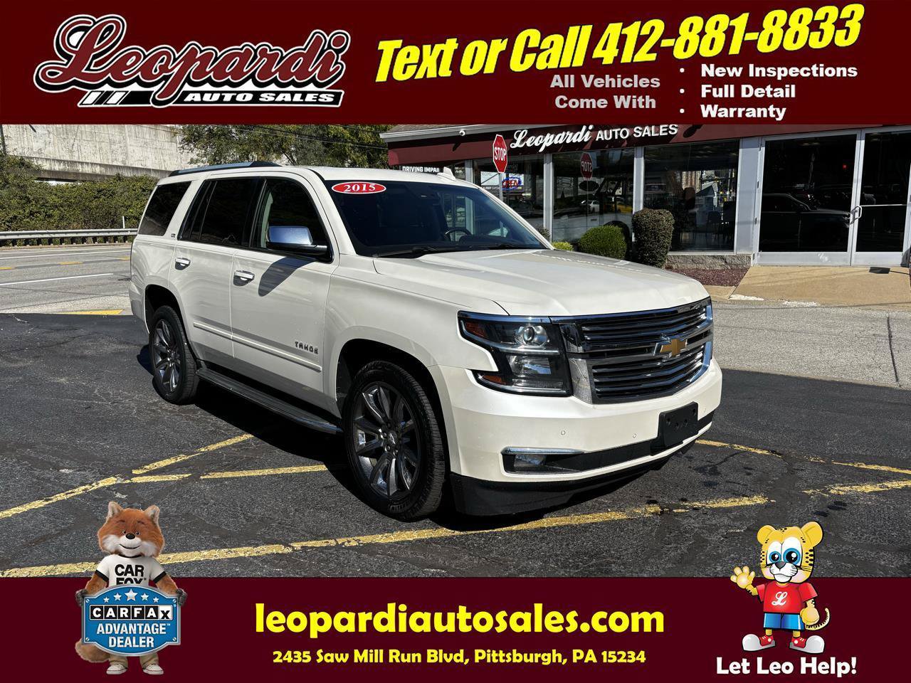 Used 2015 Chevrolet Tahoe LTZ AWD/4WD image 1