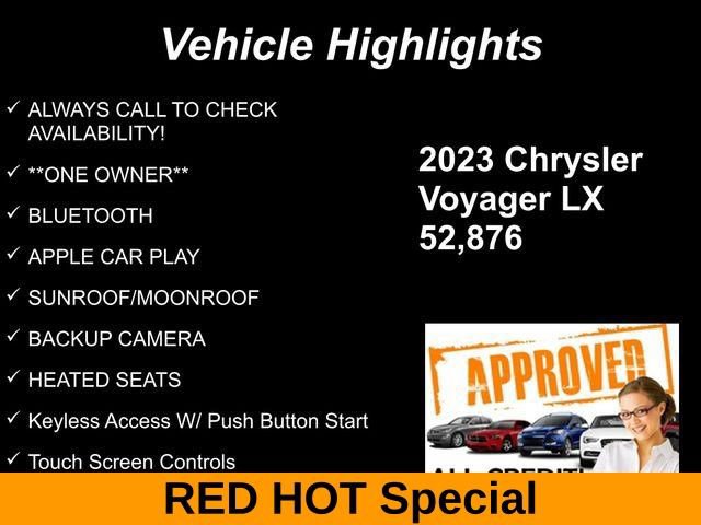 Used 2023 Chrysler Voyager LX FWD image 10