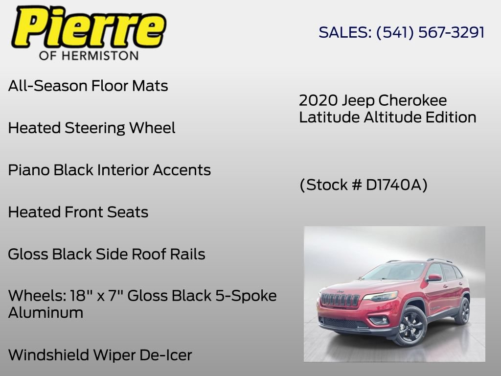 Used 2020 Jeep Cherokee Latitude Plus AWD/4WD image 30