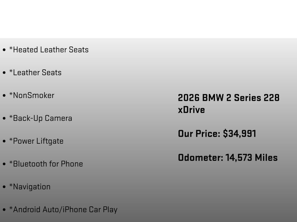 Used 2026 BMW 228i xDrive AWD/4WD image 12