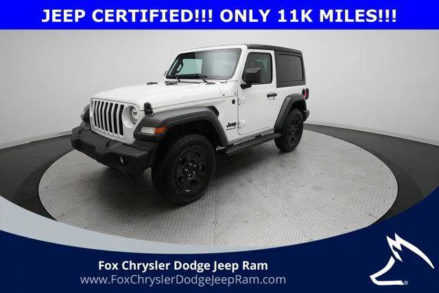 Certified 2024 Jeep Wrangler Sport