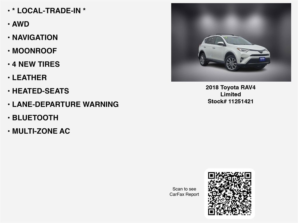 Used 2018 Toyota RAV4 Limited image 7