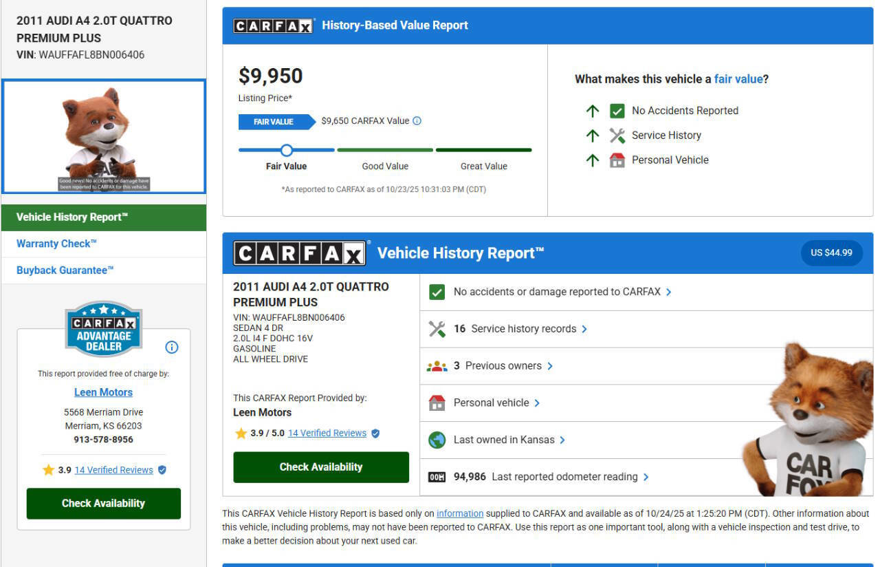 Used 2011 Audi A4 2.0T Premium Plus image 2