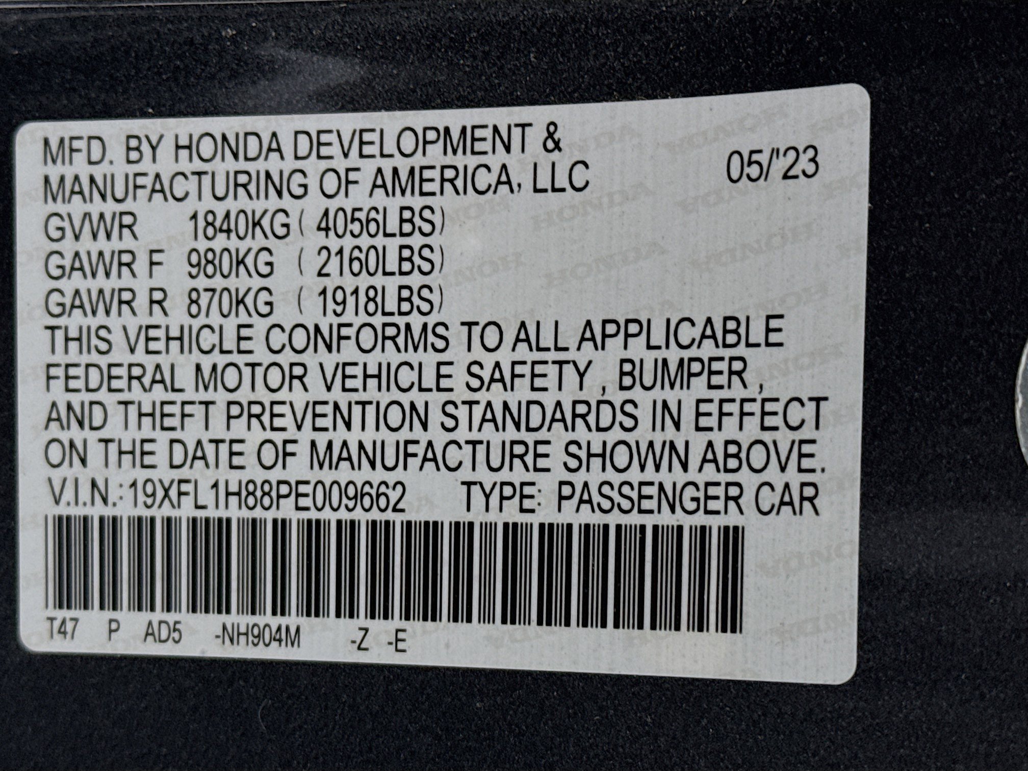 Certified 2023 Honda Civic Sport Touring image 33