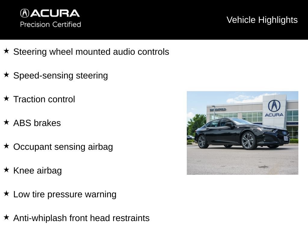 Certified 2023 Acura TLX SH-AWD w/ A-SPEC Pkg image 9