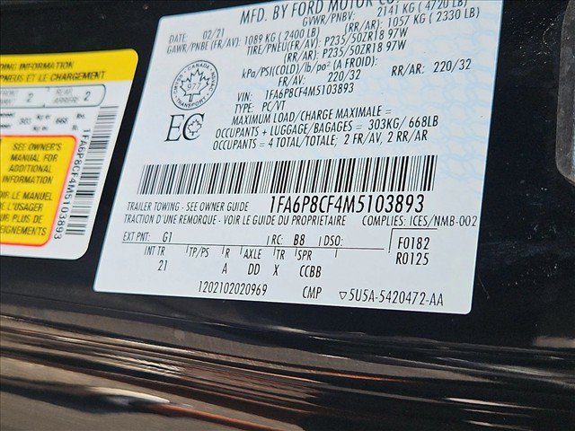Used 2021 Ford Mustang GT RWD image 21