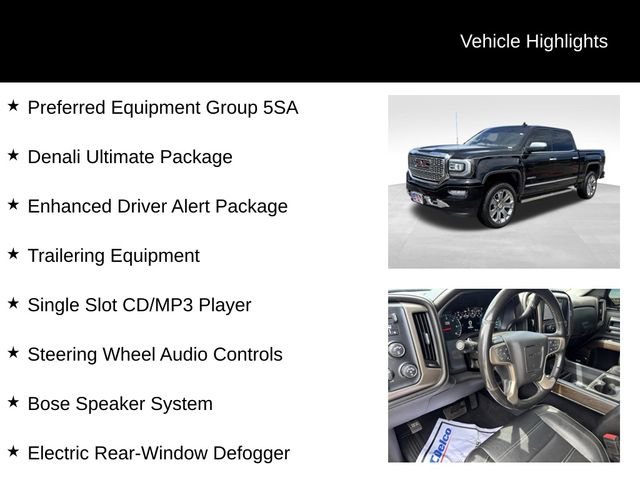 Used 2018 GMC Sierra 1500 Denali w/ Denali Ultimate Package AWD/4WD image 8