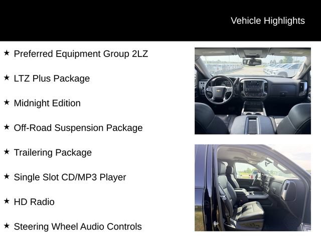 Used 2018 Chevrolet Silverado 1500 LTZ Z71 w/ LTZ Plus Package AWD/4WD image 12