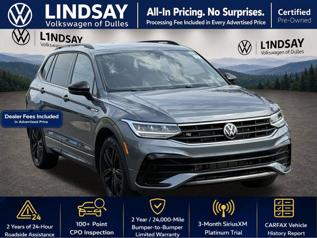 Certified 2022 Volkswagen Tiguan SE R-Line AWD/4WD image 1